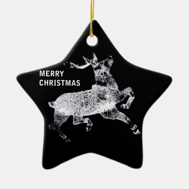 sleighpullerjulafton GCU Julgransprydnad Keramik (Framsidan)