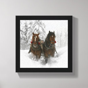 Sleighritt Canvastryck