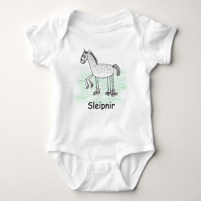 Sleipnir babyBodysuit Tee Shirt (Framsida)