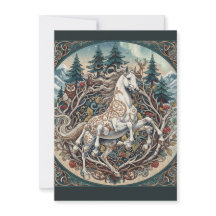 Sleipnir Skogsmythologi Konst Platt Tackkort
