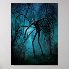 Slender Man och Borttappad Soul Poster