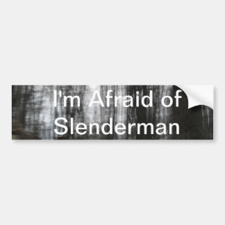 Slenderman skog bildekal
