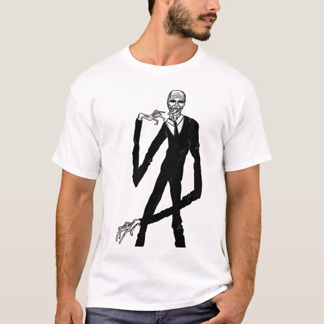Slenderman tshirt t shirt (Framsida)