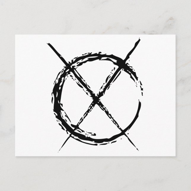 Slenderman Vykort (Framsida)