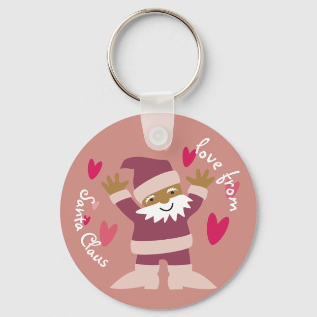 sleutelhanger Kerstman Nyckelring (Framsida)