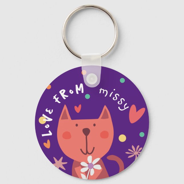 sleutelhanger 'love from' nyckelring (Framsida)