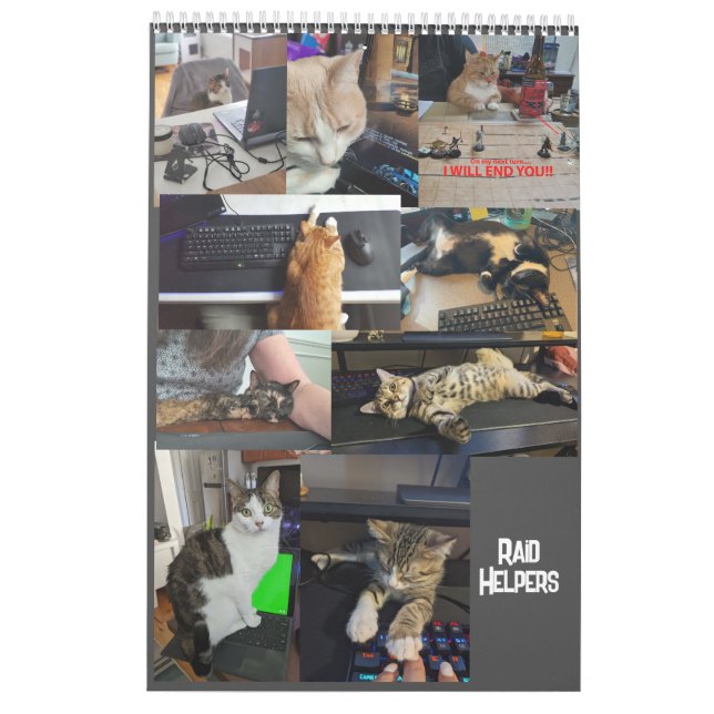 Sleuth o'Floofs Calendar 18 månaders Kalender (Baksida)