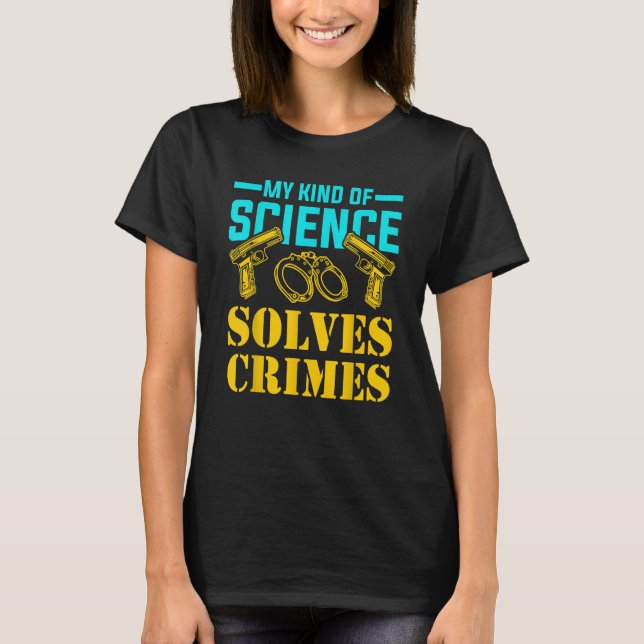 Sleuth Quote for Crime Investi T Shirt (Framsida)