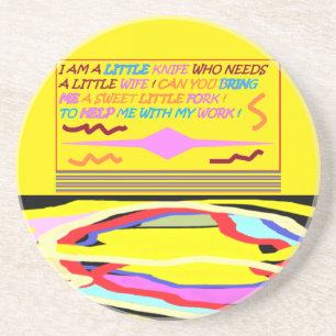 Sleven förälskar sig i sleven och kniven   underlägg