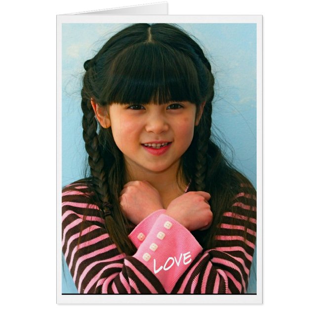 SLG-KÄRLEKkort Hälsningskort (Framsidan)