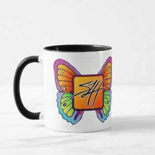 SLH med Butterfly Vingar Logotyp Mugg