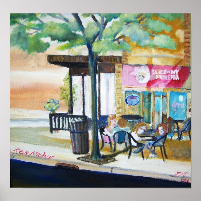 Slice Of New York  Pizzeria Poster (Framsidan)