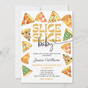 Slice Slice Baby Baby Shower Inbjudan