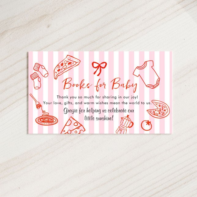 Slice Slice Baby Böcker för Baby Inneslutningskort Tilläggskort (Slice slice pizza Books for baby theme enclosure card)