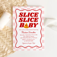 Slice Slice Baby Italian Pizza Baby Shower