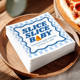 Slice Slice Baby Pizza Babyfirande Pappersservett