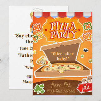 Slice, Slice Baby! Pizzafest Inbjudan