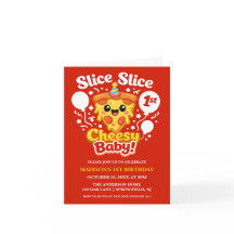 Slice Slice Cheesy Baby Pizza 1-årsfest