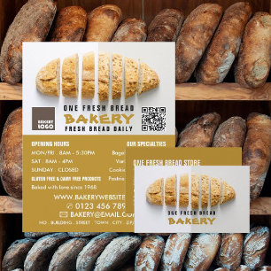 Sliced Bread Loaf, Bakers, Bakery Store Reklamblad