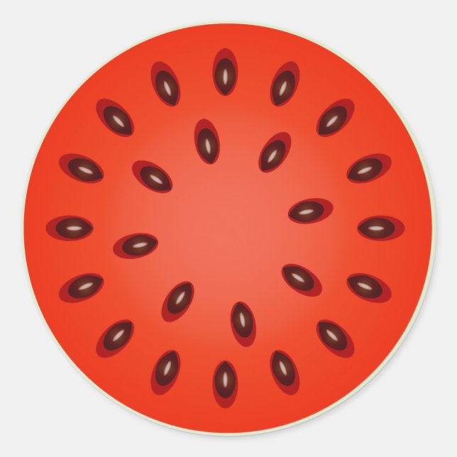 SLICED WATERMELON RUNT KLISTERMÄRKE (Framsida)
