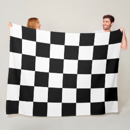 Slick Checker 60 x 80 Fleece Blanket