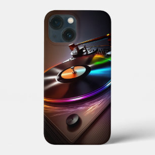 Slick DJ Turntable spinning vinylregister