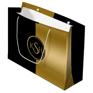 Slick Guld och svart modern geometrisk design