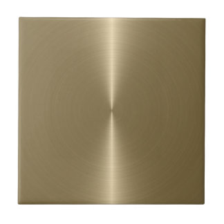 Slick Metallisk Faux Guld Stainless Steel-utseende Kakelplatta
