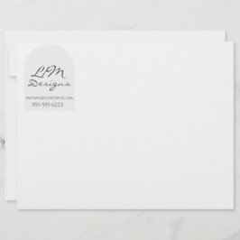 Slick Minimalistisk Brevhuvud