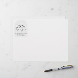 Slick Minimalistisk Brevhuvud