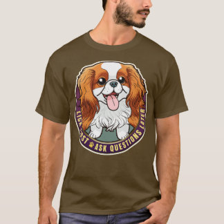 Slicka First Cavalier Kung Charles Spain Design T Shirt