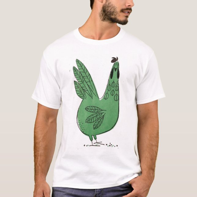 Slicka för finger tee shirt (Framsida)