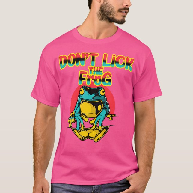 Slicka inte grodan t shirt (Framsida)