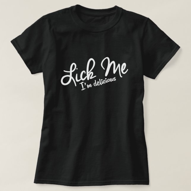 SLICKA MIG, JAG ÄR SKYLDIG. T-SHIRT (Design framsida)