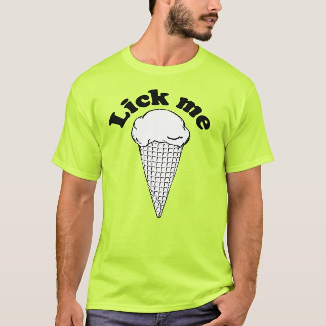 Slicka mig .png t shirt (Framsida)