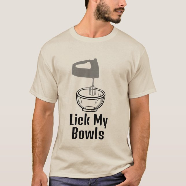 Slicka Min Bowls T-Shirt (Framsida)