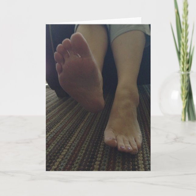 SLICKA MIN FOT, VALENTIN! HELGKORT (Framsida)