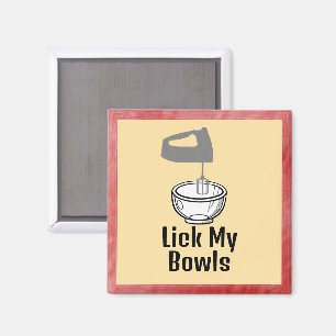 Slicka mitt Bowls Magnet