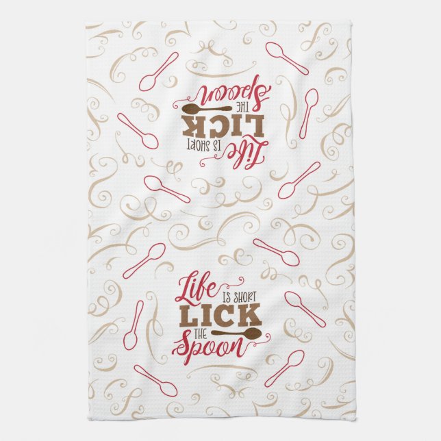 Slicka skåltornet kökshandduk (Vertikal)