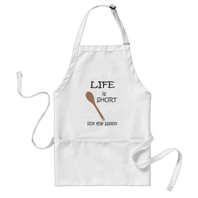 Slicka Spoon Apron Förkläde (Framsidan)