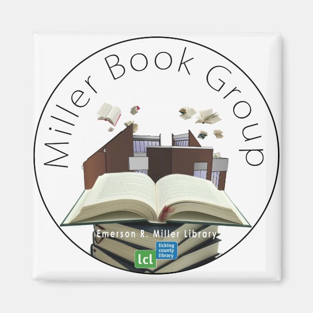 Slickande Bibliotek: Miller Bok Group Magnet (Framsidan)