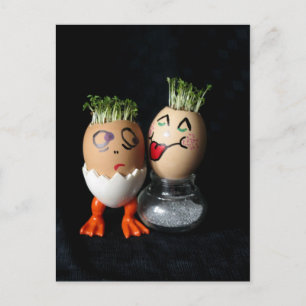 Slickar du mig Påsk-vykort i Eggmen-serien Helg Vykort