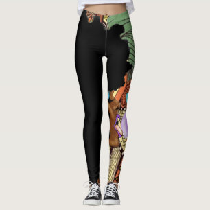 Slickat Remix damasker Leggings
