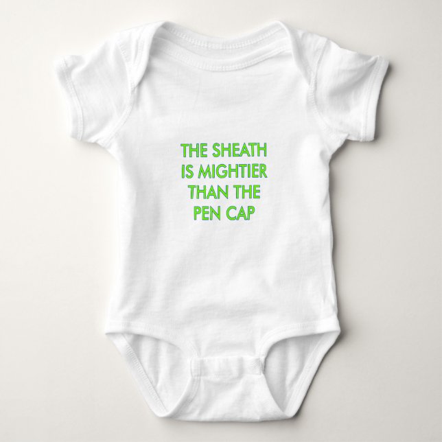 Slidan Är Mäktigare Än Pennkappan Tee Shirt (Framsida)