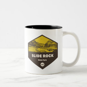 Slide Sten State Park Arizona Två-Tonad Mugg