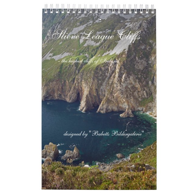 Slieve League Cliffs Ireland Kalender (Baksida)