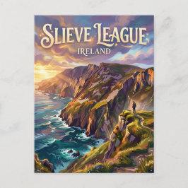 Slieve League-klipporna Irland Vykort
