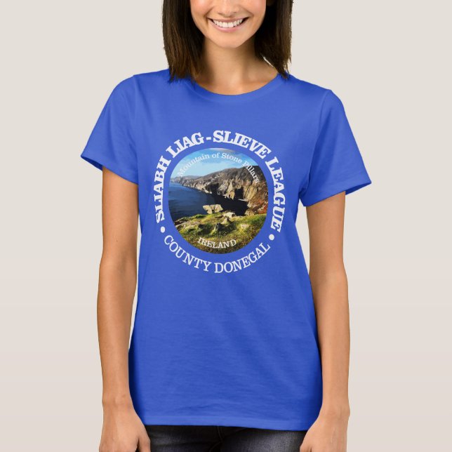 Slieve League (rd) T Shirt (Framsida)