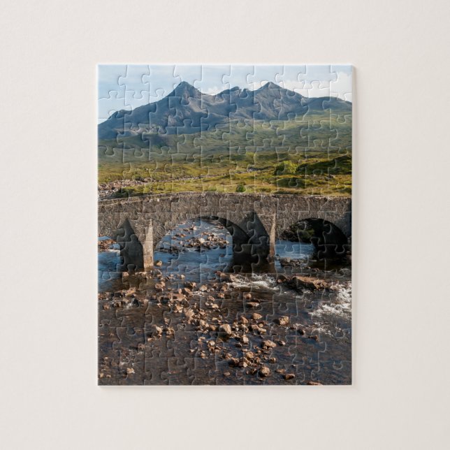 Sligachan Bridge, Isle of Skye, Skottland Pussel (Vertikal)