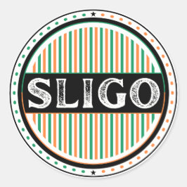Sligo City Pride Emblem – Irish Identity Runt Klistermärke